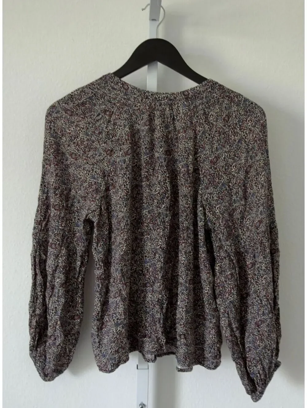 Universal Thread Floral Print Button Up Blouse Women Size Small